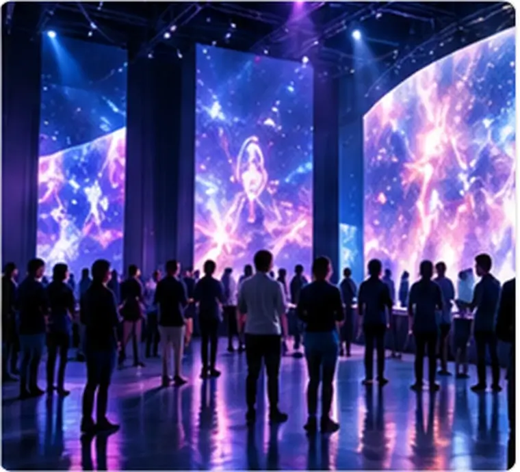 Interactive digital experience for events and exhibitions