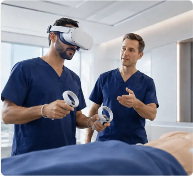 Immersive healthcare technology and medical training