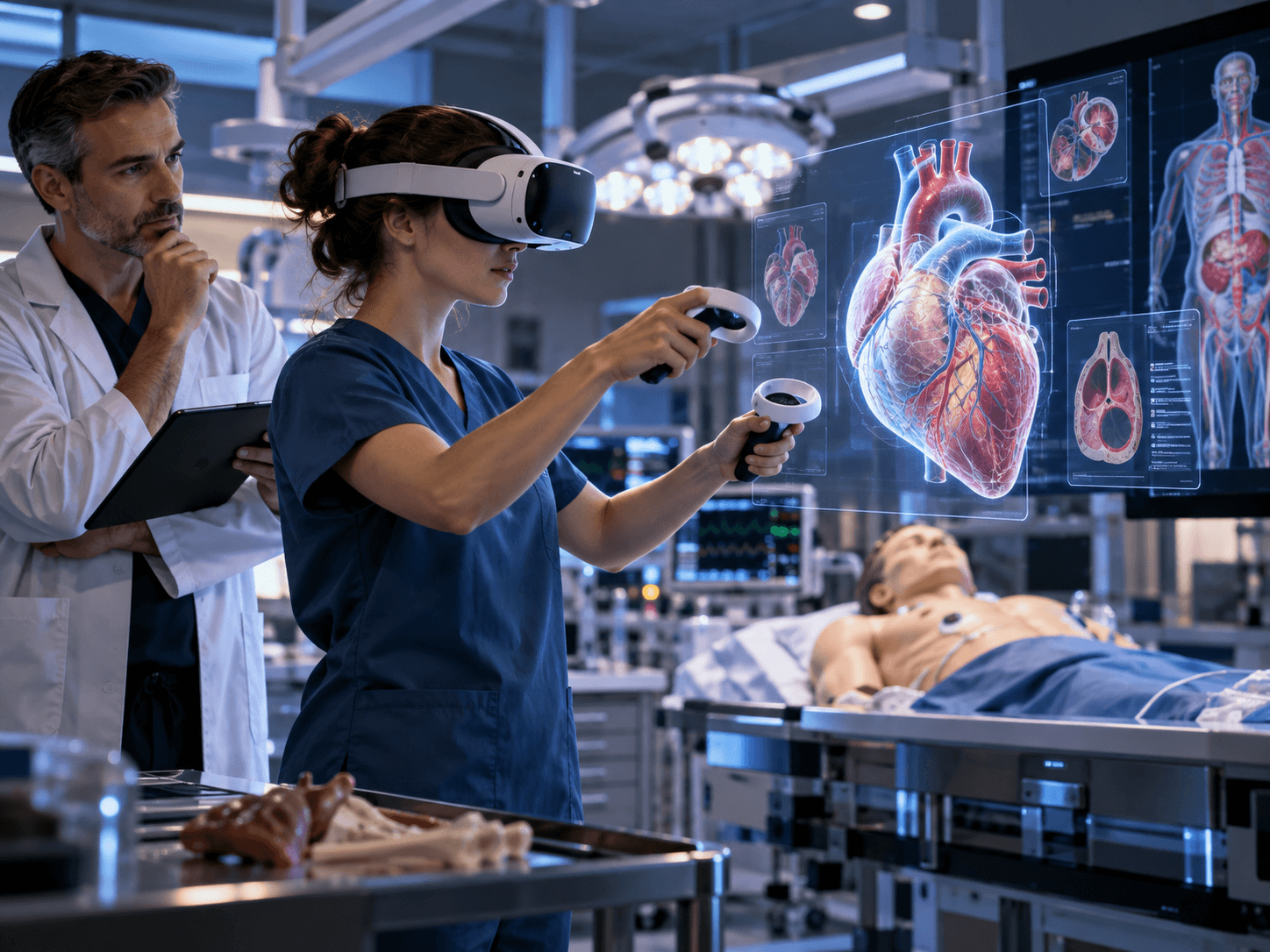 AI and XR adaptive simulation